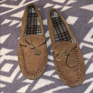 leather slippers Men’s 9